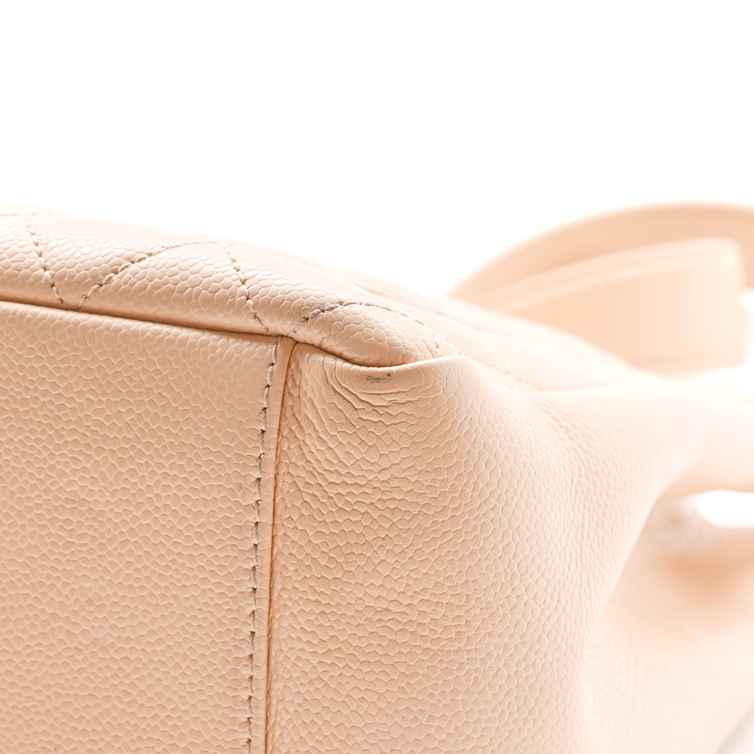 Chanel Caviar Quilted Grand Shopping Tote GST Beige Clair 11 of 14