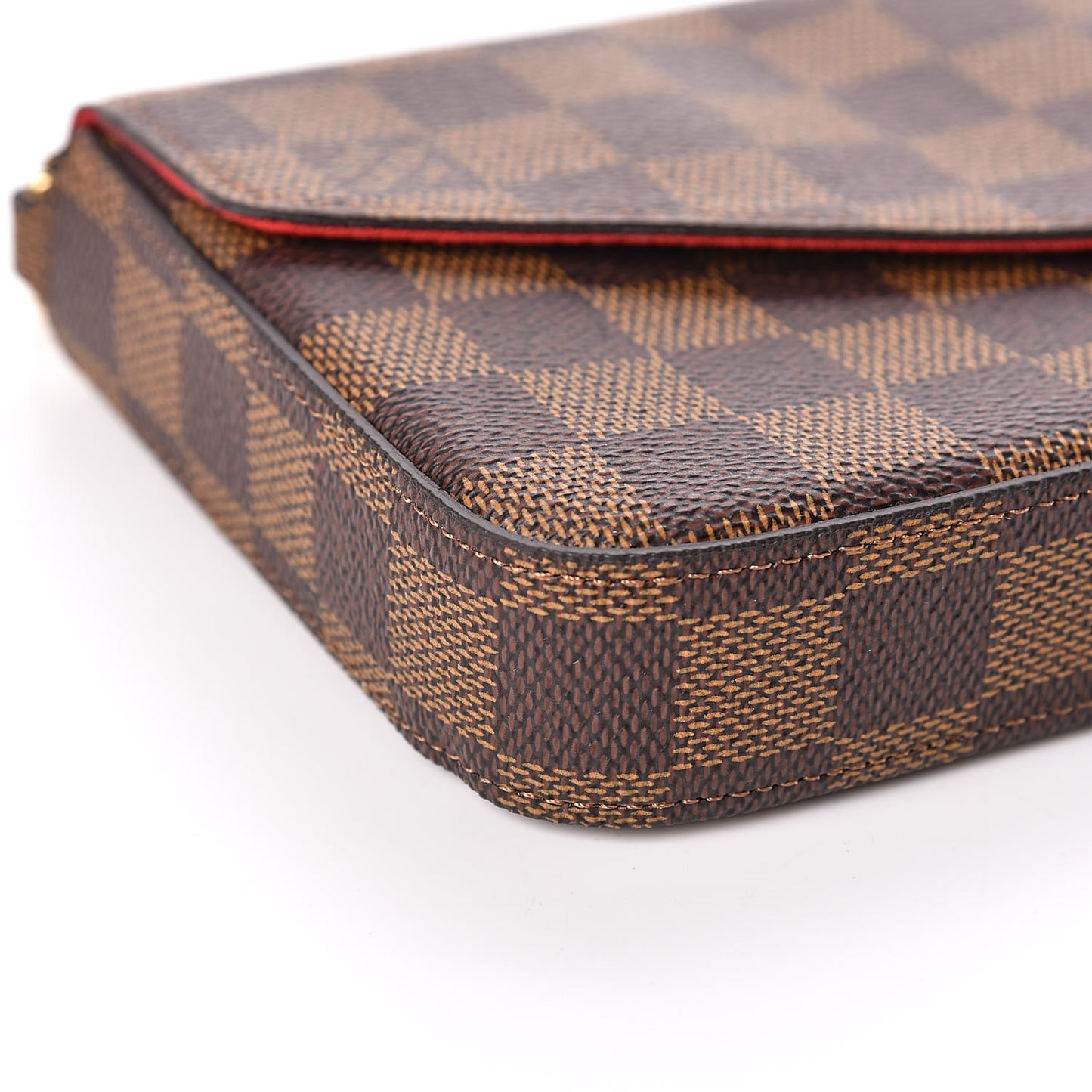 Damier Ebene Pochette Felicie Chain Wallet