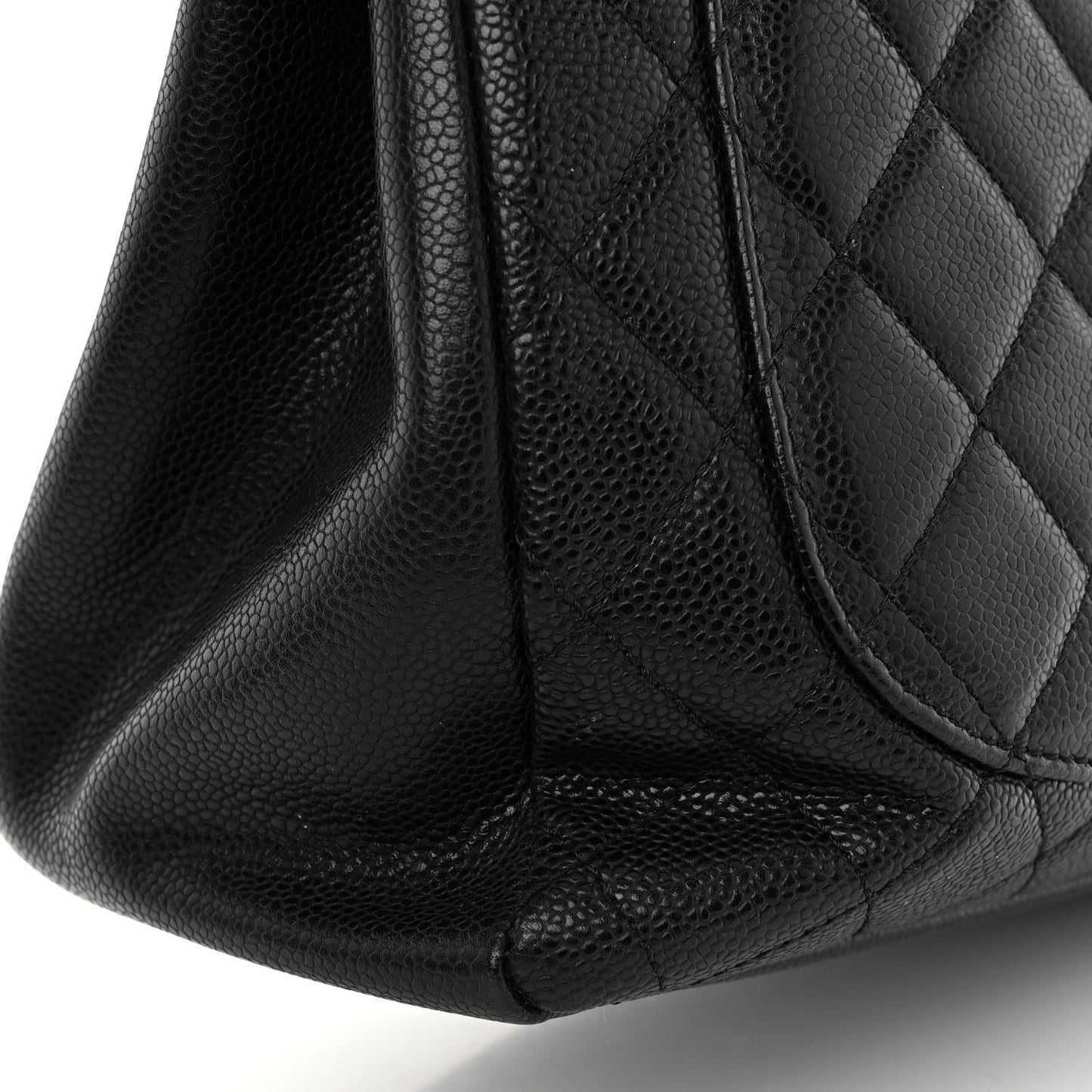 Caviar Quilted Grand Shopping Tote GST Black