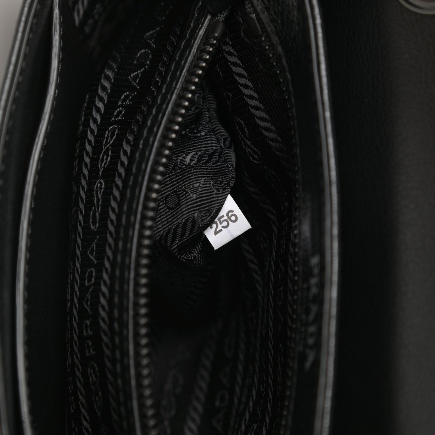 Glace Calfskin Studded Crossbody Black