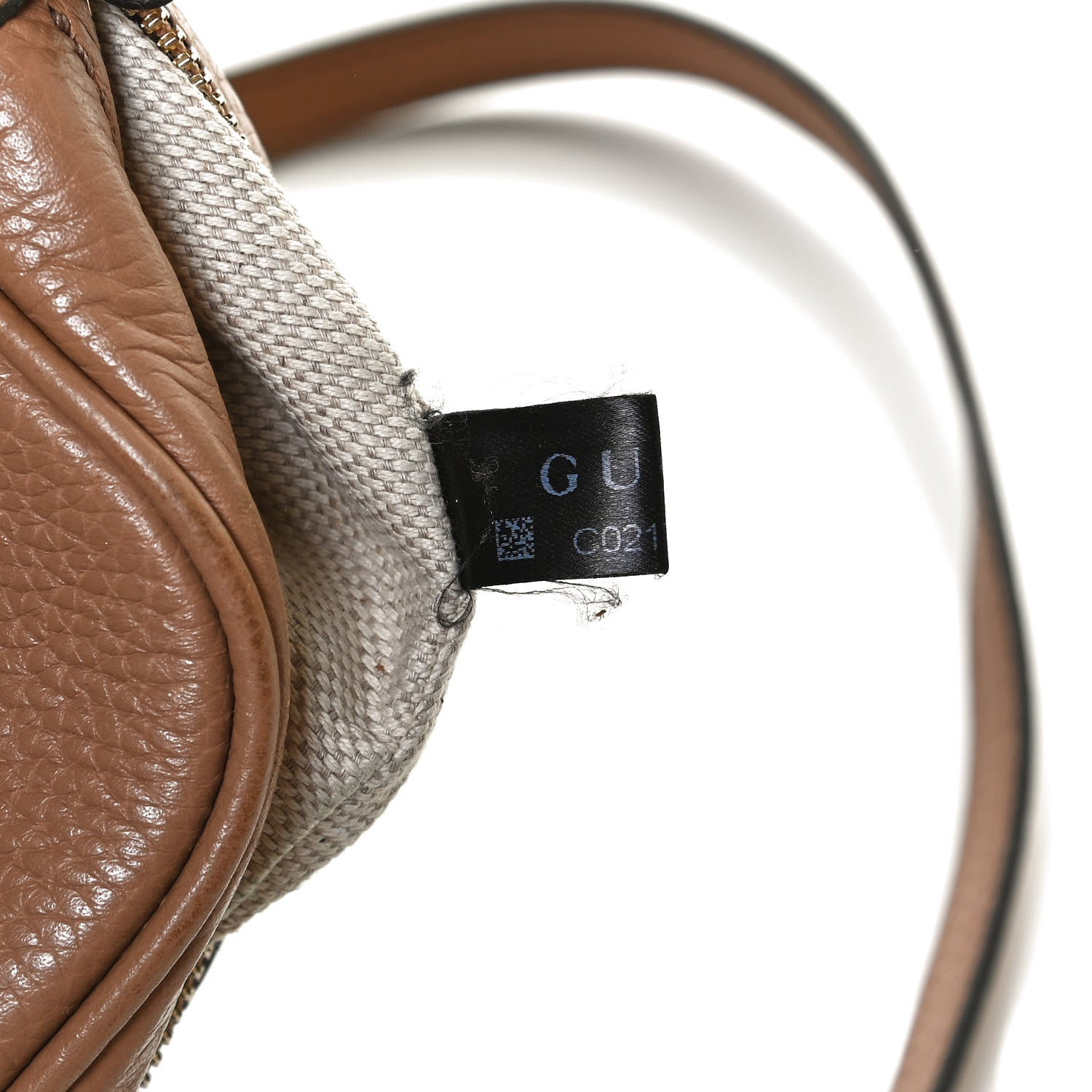 Gucci Pebbled Calfskin Small Soho Disco Bag Camelia 8 of 12