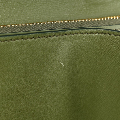 Celine Box Calfskin Classic Box Medium Flap Bag Army Green 11 of 11