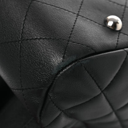 Chanel Calfskin Quilted Large CC Shopping Tote Black 12 of 16