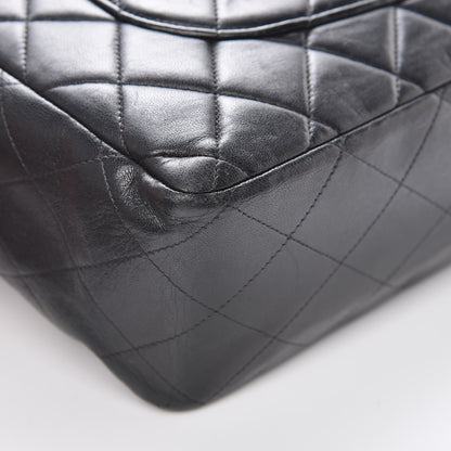 Chanel Lambskin Quilted Jumbo Single Flap Black 14 of 14
