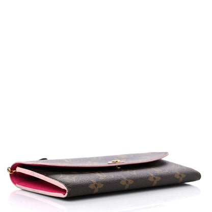 Louis Vuitton Monogram Bloom Flower Emilie Wallet 4 of 10