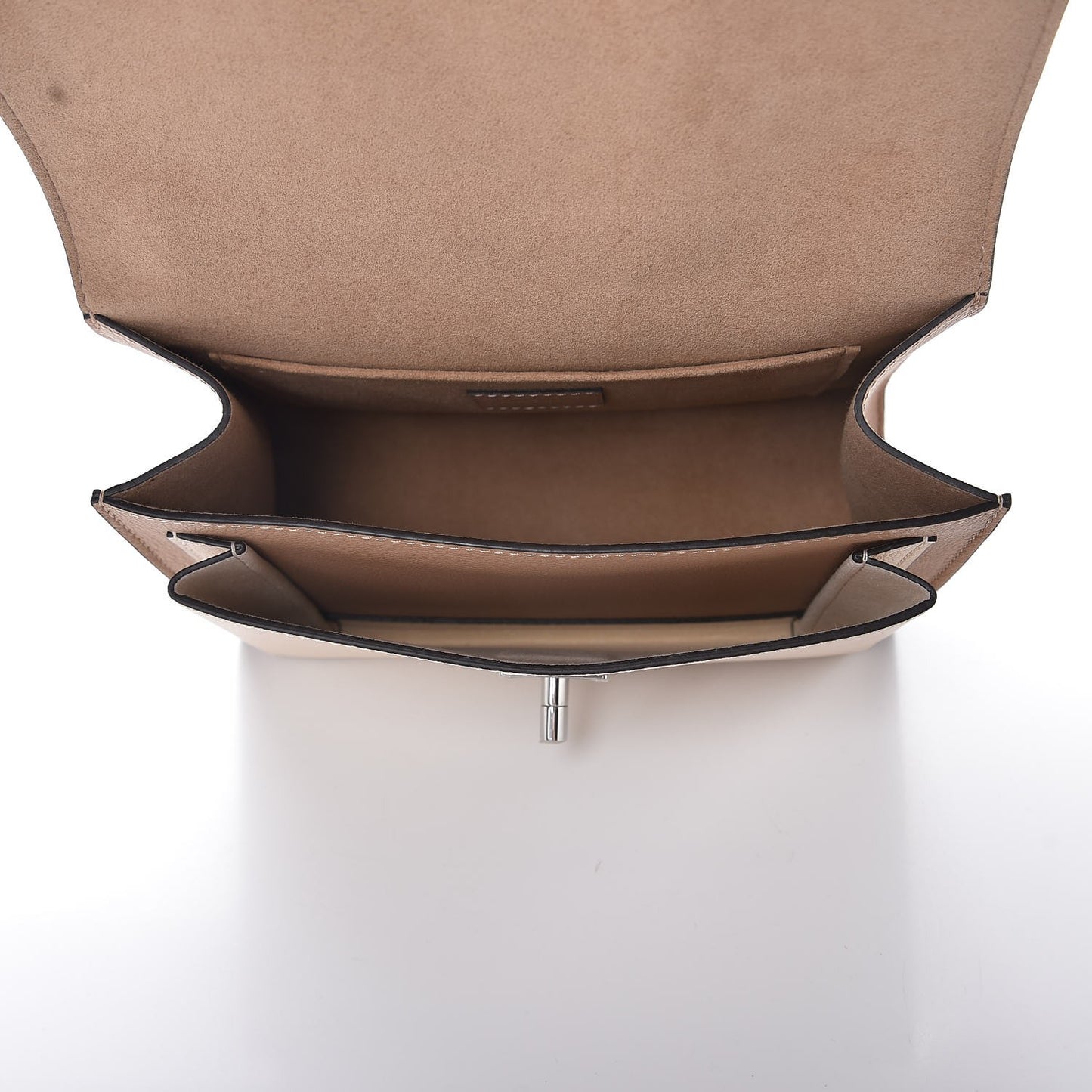 Soft Calfskin Mylockme Chain Bag BB Papyrus Creme