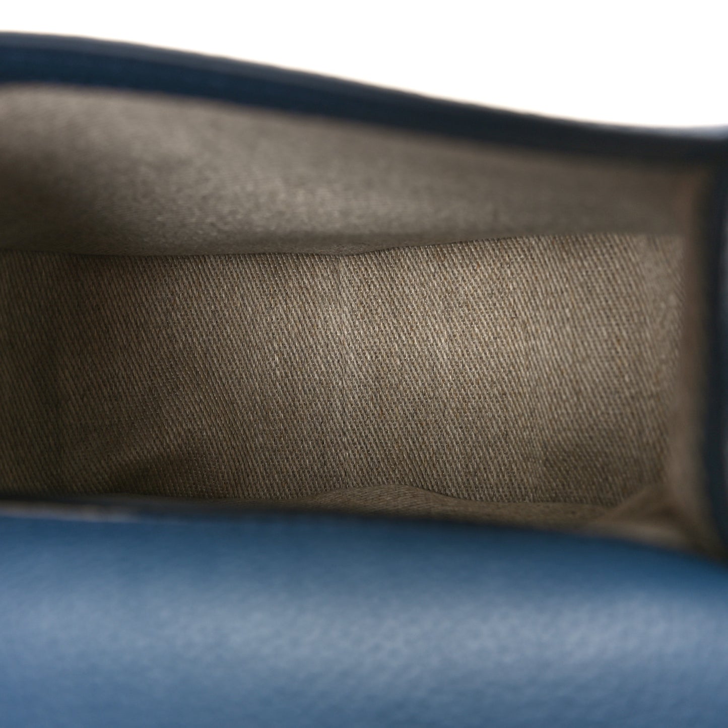 Grained Calfskin Small Marcie Saddle Bag Navy