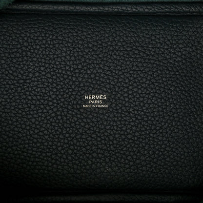 Hermes Taurillon Clemence Picotin Lock 18 PM Vert Cypress 6 of 12