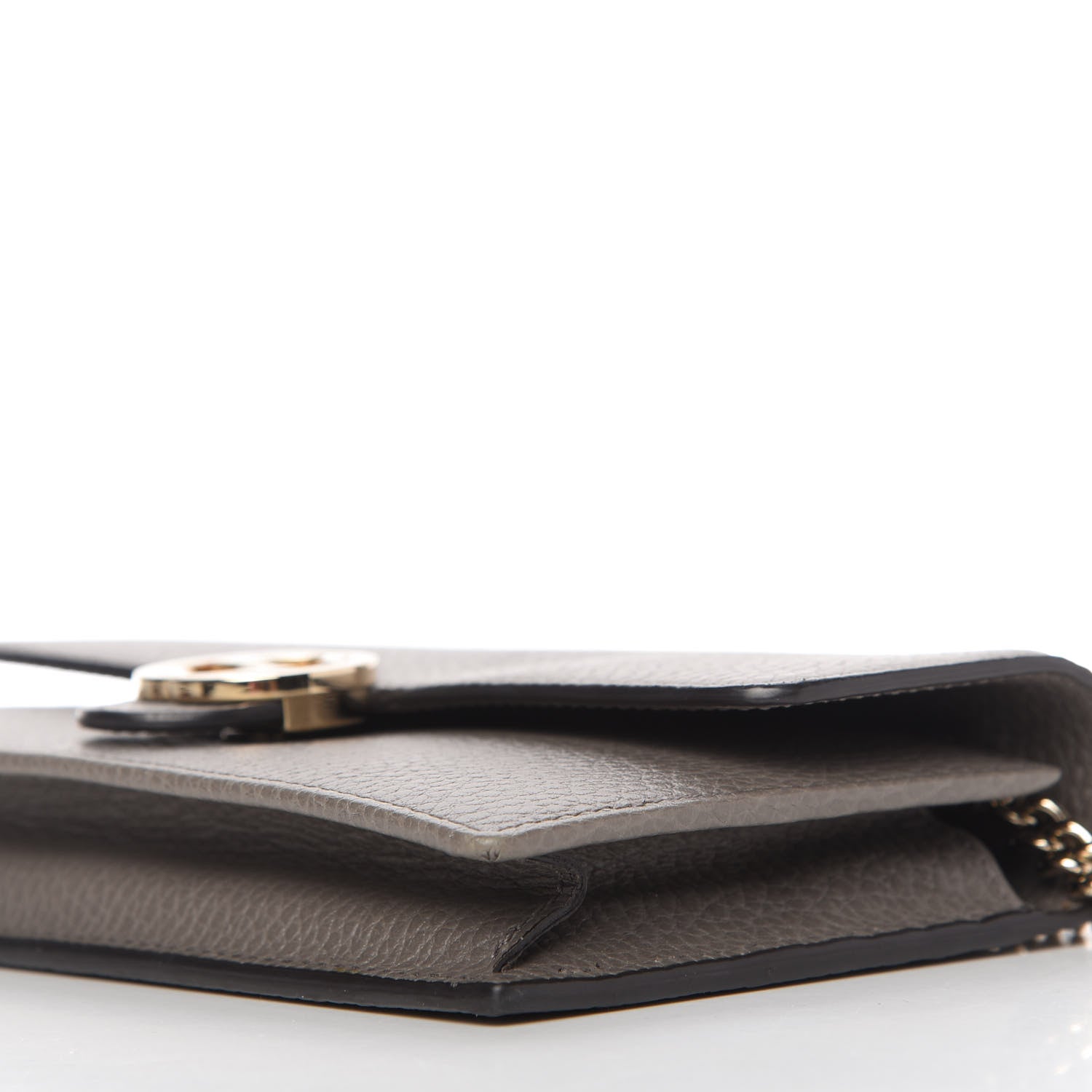 Gucci Dollar Calfskin Interlocking G Chain Wallet Loess 6 of 10
