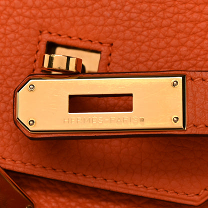 Hermes Togo Birkin 40 Orange 20 of 25