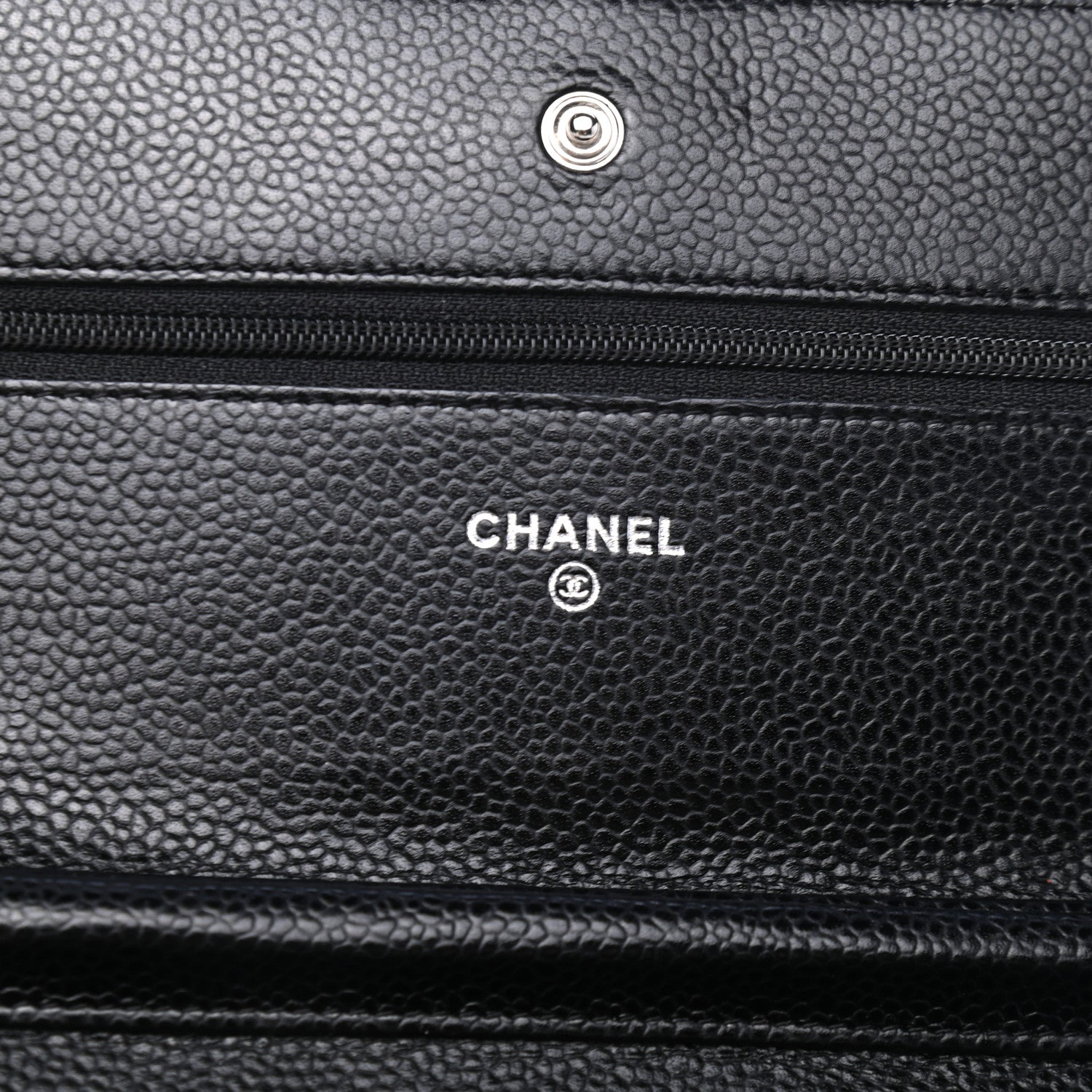 Chanel Caviar Quilted Wallet On Chain WOC Black 5 of 6