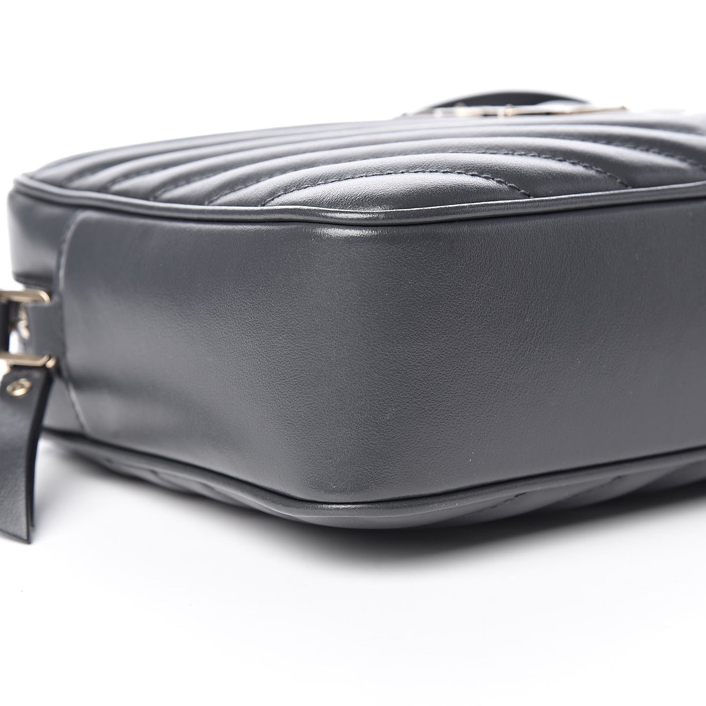 Calfskin Matelasse Monogram Lou Camera Bag Dark Smog