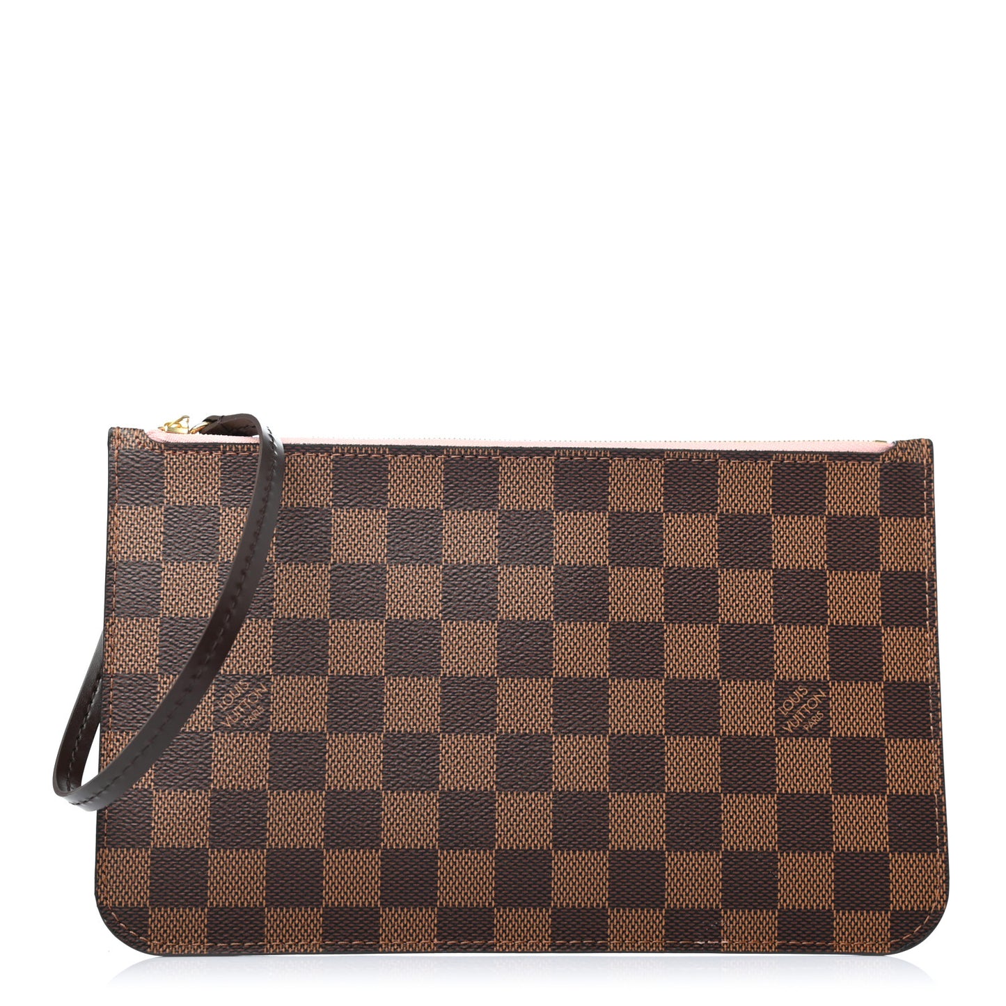 Damier Ebene Neverfull MM GM Pochette Rose Ballerine