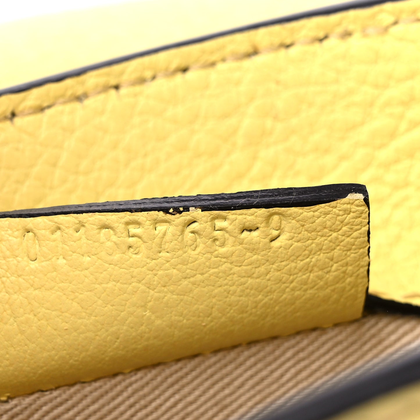 Suede Calfskin Mini Faye Backpack Lemonade
