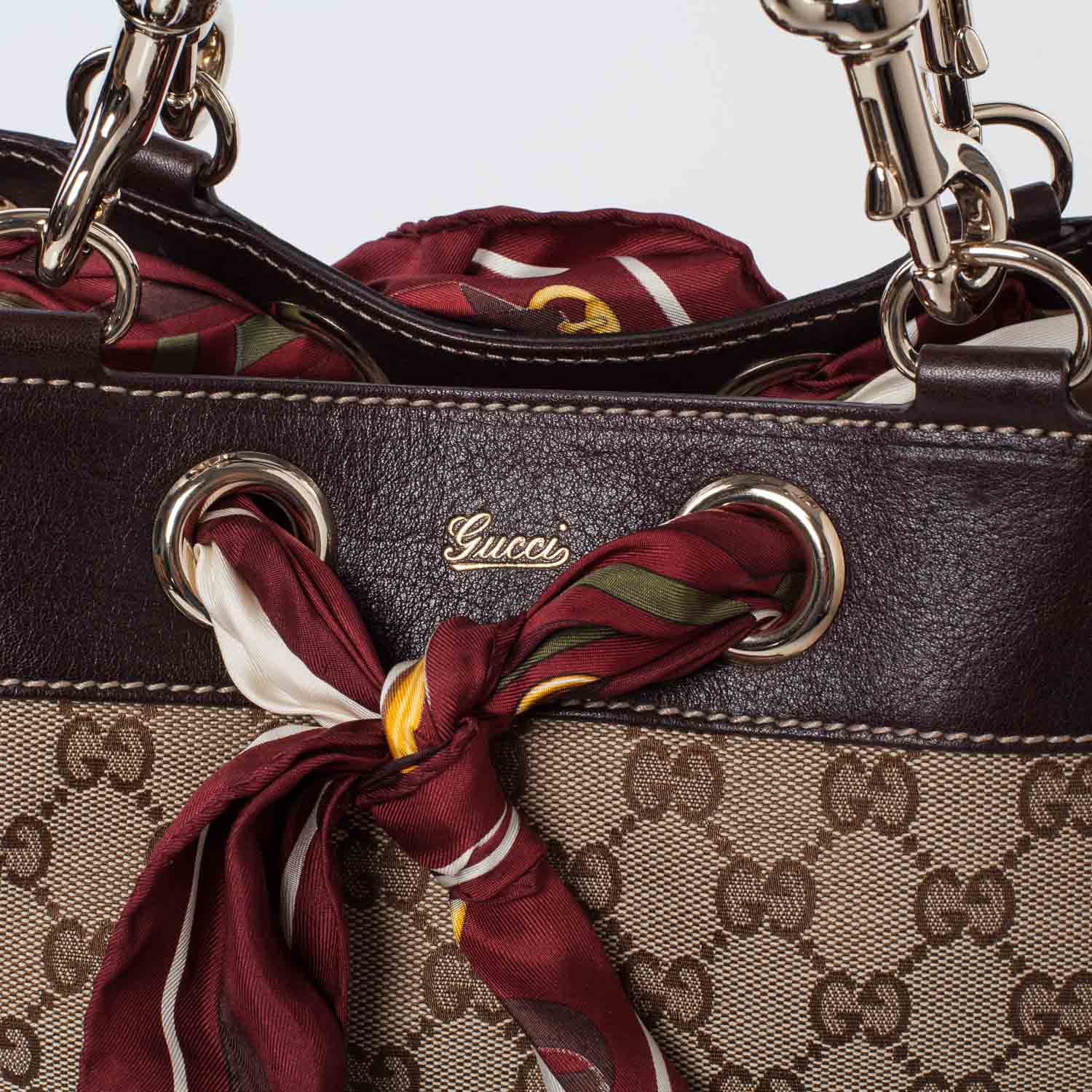 Gucci Monogram Positano Tote 8 of 11