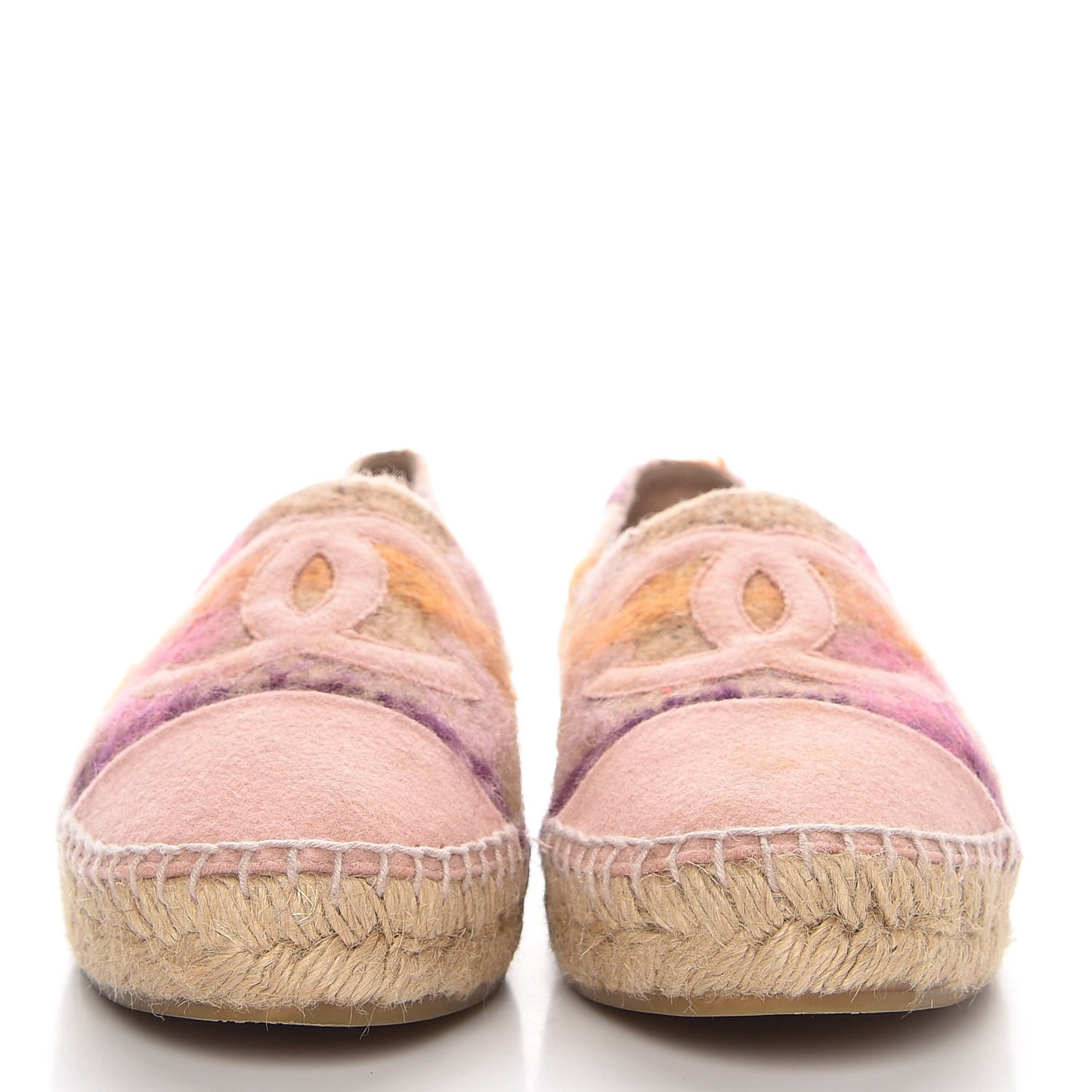 Tweed CC Espadrilles 38 Pink