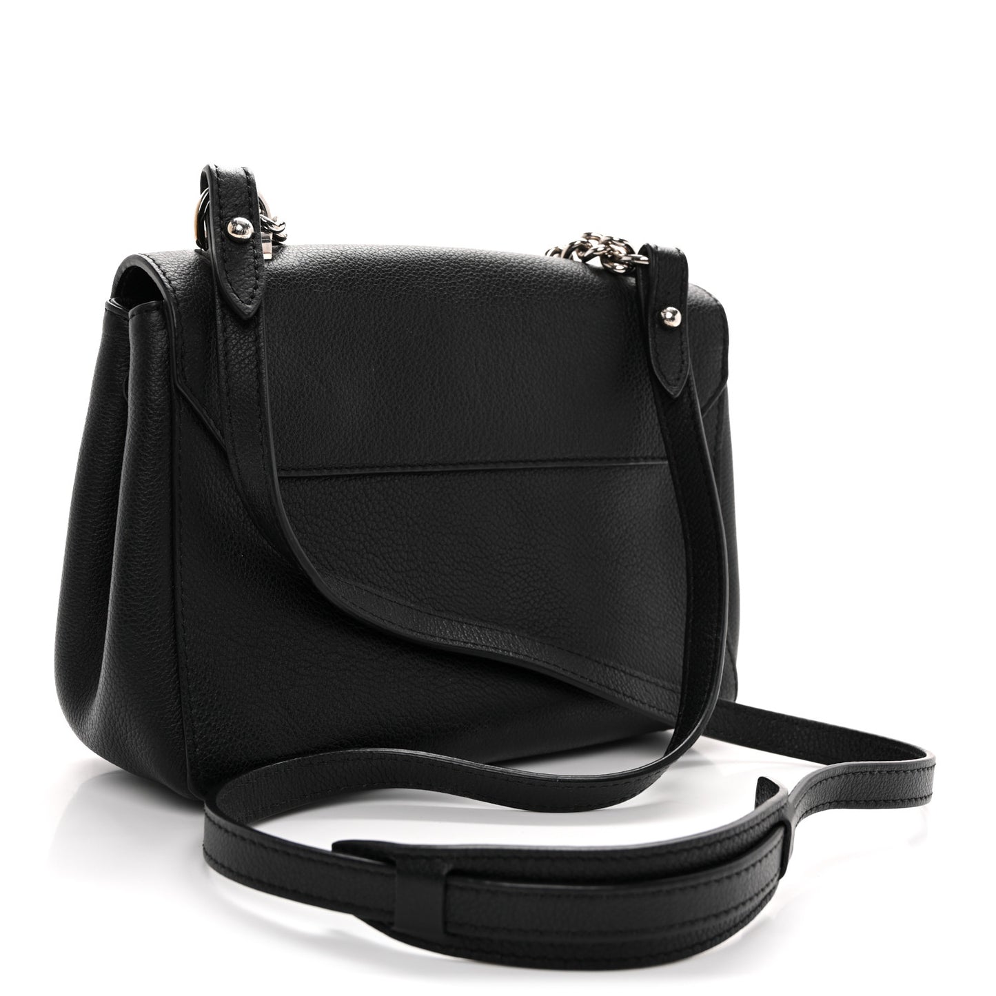 Calfskin Lockme II Chain Bag BB Black