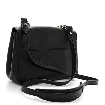 Louis Vuitton Calfskin Lockme II Chain Bag BB Black 3 of 9