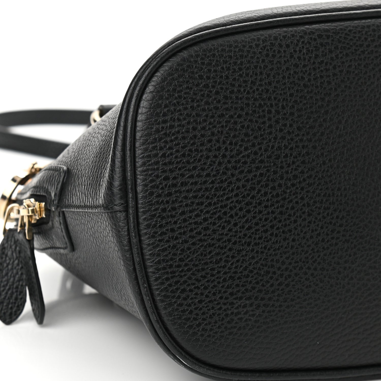 Gucci Calfskin Medium Dome Bag Black 9 of 10