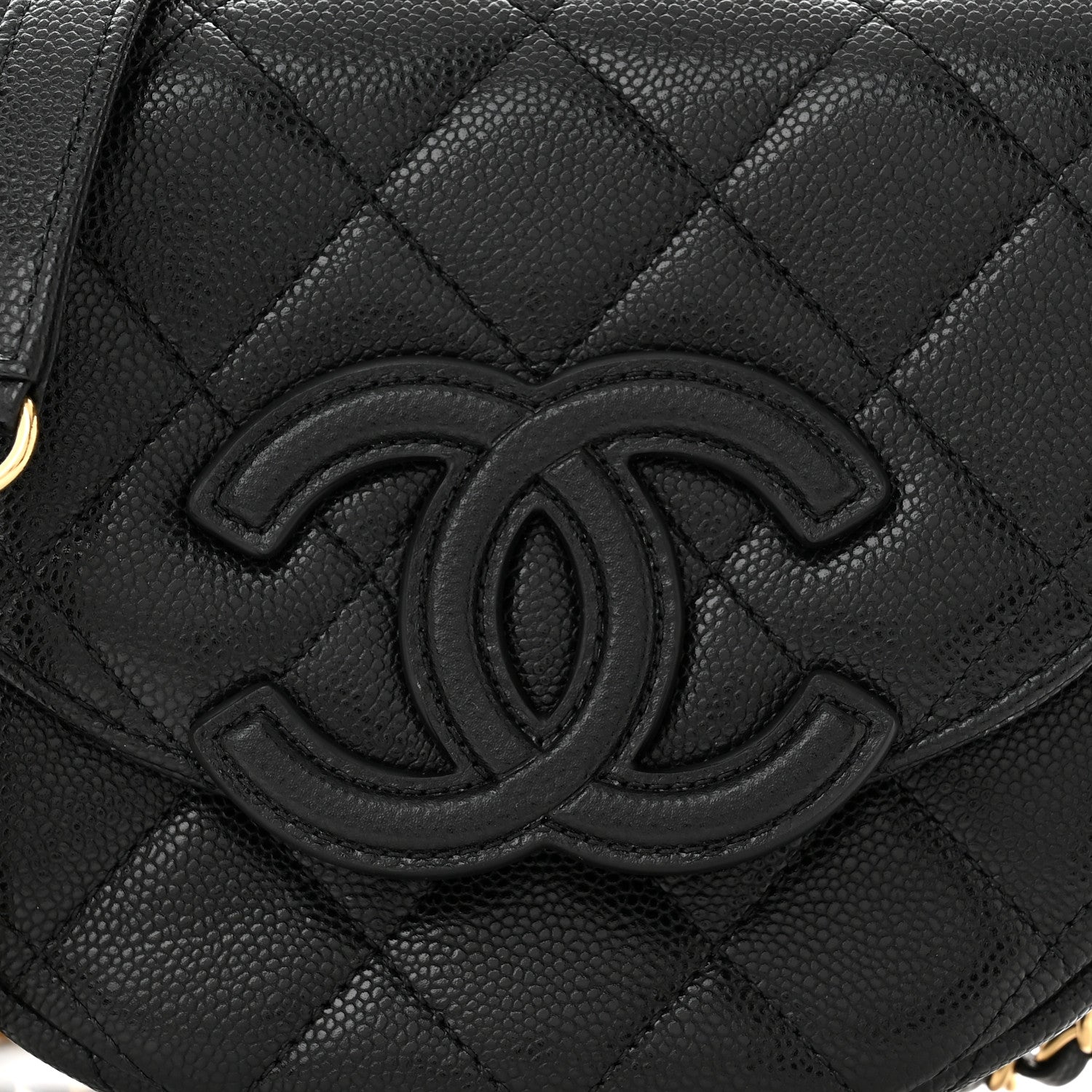 Chanel Caviar Quilted Mini Messenger Flap Black 8 of 11