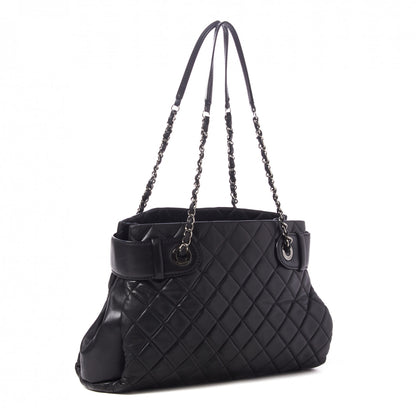 Chanel Lambskin Quilted Small Coco Loop Tote Black 2 of 9