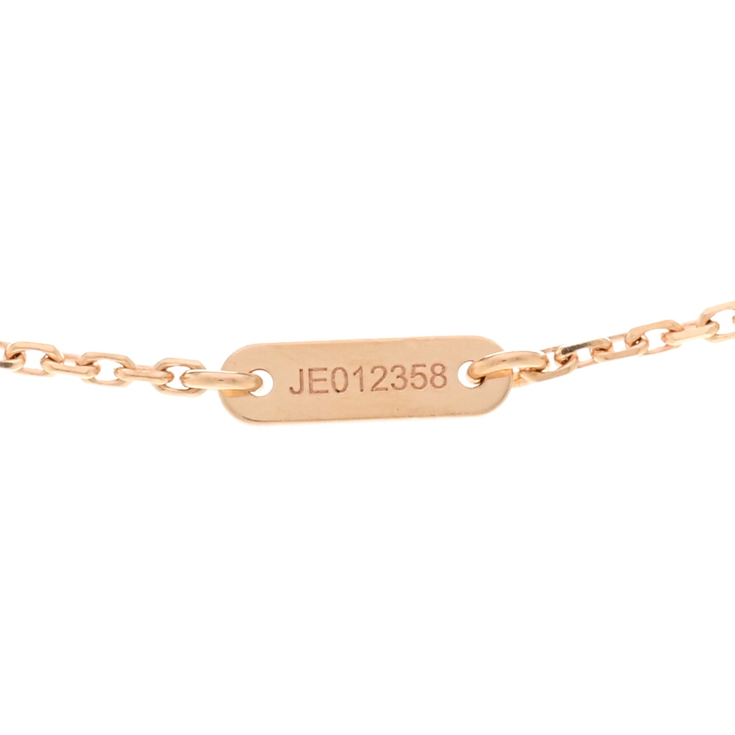 18K Rose Gold Sweet Alhambra Pendant Necklace