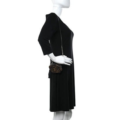 Saint Laurent Calfskin Heart Leopard Print Monogram Baby Lou Camera Bag Toffee 2 of 8