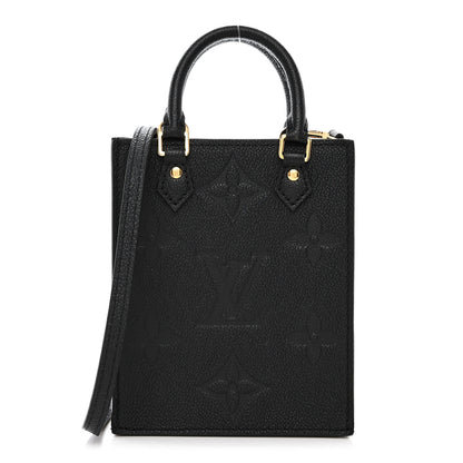 Louis Vuitton Empreinte Monogram Giant Petit Sac Plat Black 1 of 9