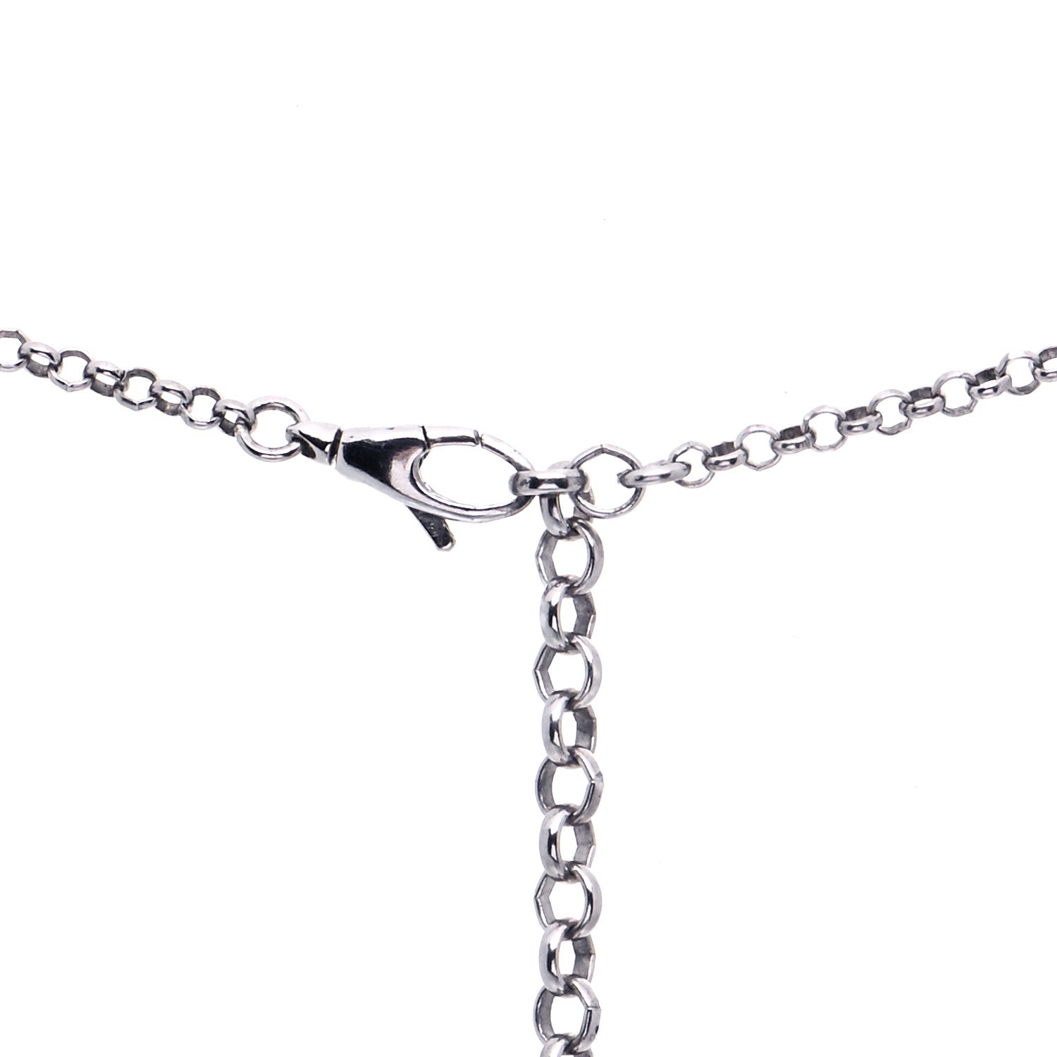 Gucci Sterling Silver Ghost Cloud Pendant Necklace 5 of 7