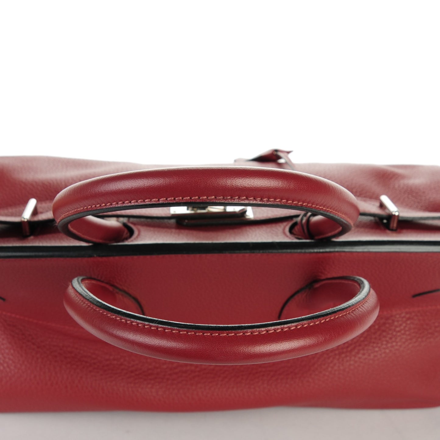 Taurillon Clemence JPG Birkin 42 Rouge H