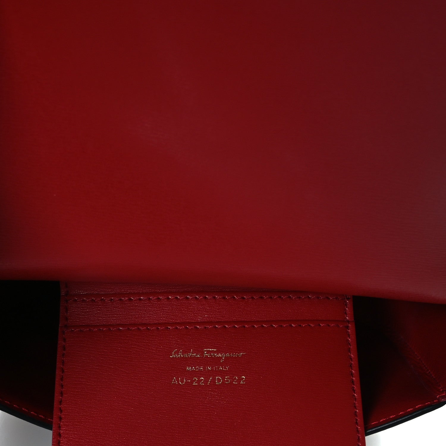 Salvatore Ferragamo Calfskin Gancio City Saddle Bag Black 5 of 8