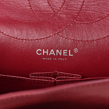 Chanel Distressed Patent Quilted 2.55 Reissue 227 Flap Red 6 of 18