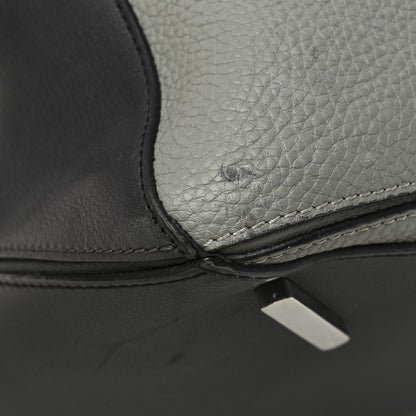 Loewe Calfskin XL Puzzle Bag Grey Black 10 of 10