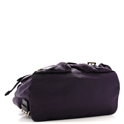 Prada Tessuto Nylon Saffiano Medium Backpack Purple 4 of 13