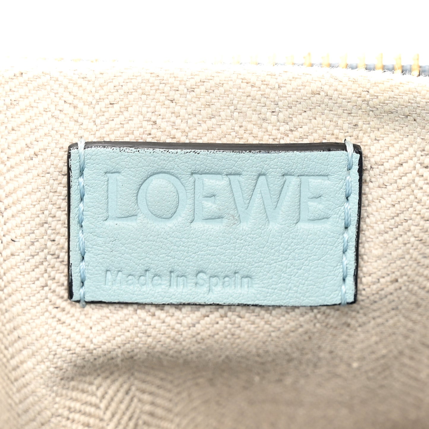 Calfskin Medium Puzzle Bag Aqua