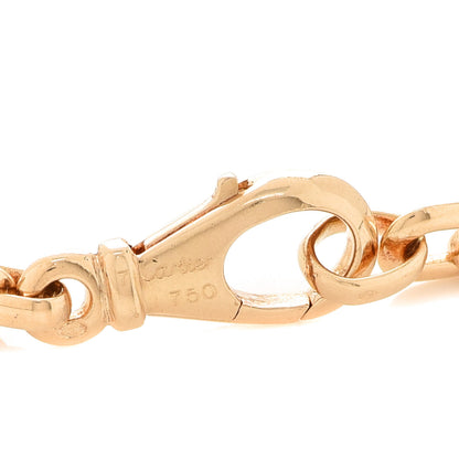 Cartier 18K Yellow Gold Meplat Link Chain Bracelet 4 of 5