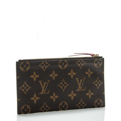 Louis Vuitton Monogram Felicie Chain Wallet Zippered Insert 3 of 6