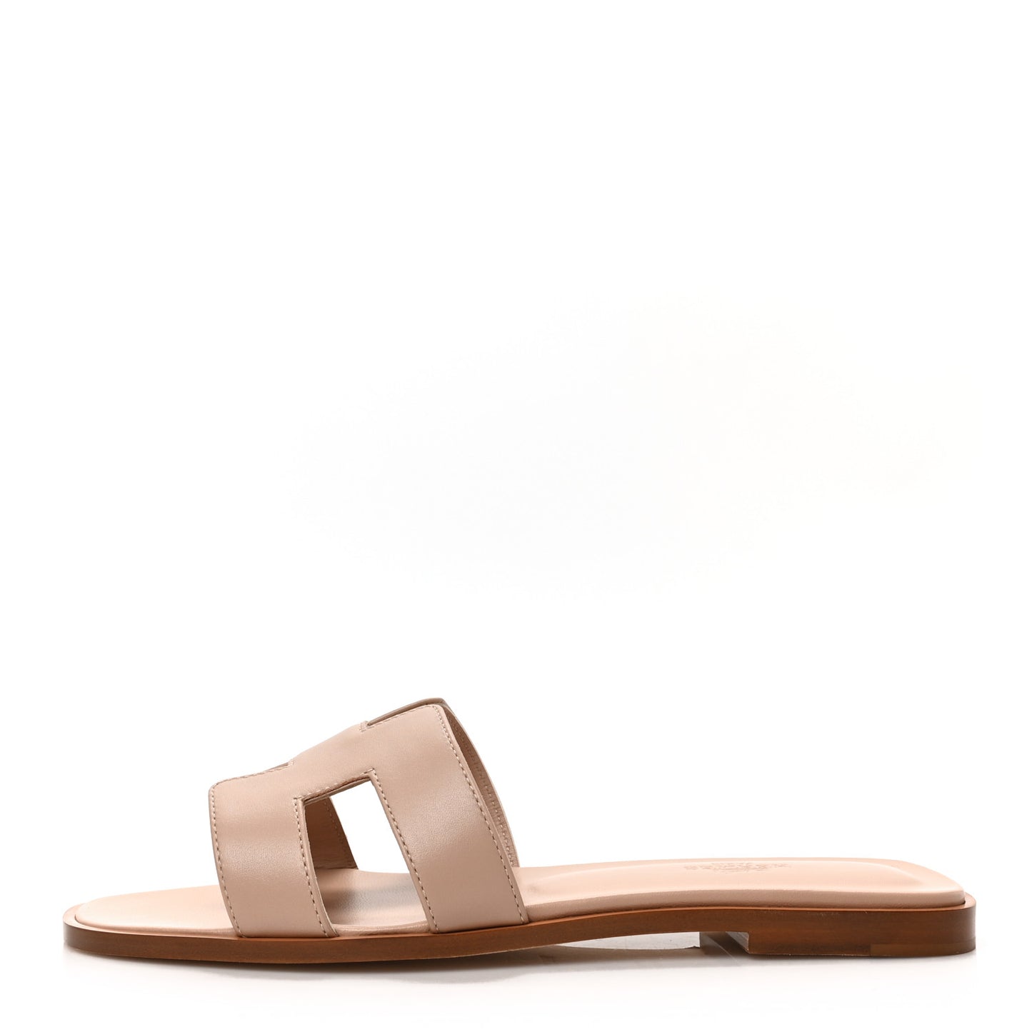 Box Calfskin Oran Sandals 39 Beige Nude