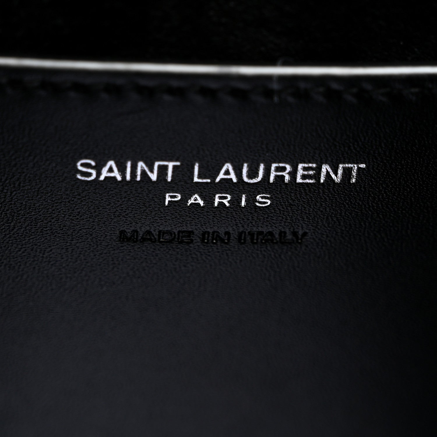 Saint Laurent Calfskin Monogram Take Away Box Black 6 of 7