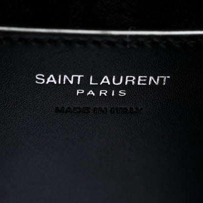 Saint Laurent Calfskin Monogram Take Away Box Black 6 of 7