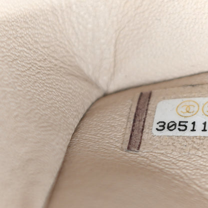 Chanel Caviar Chevron Quilted Small Double Flap Beige 7 of 11