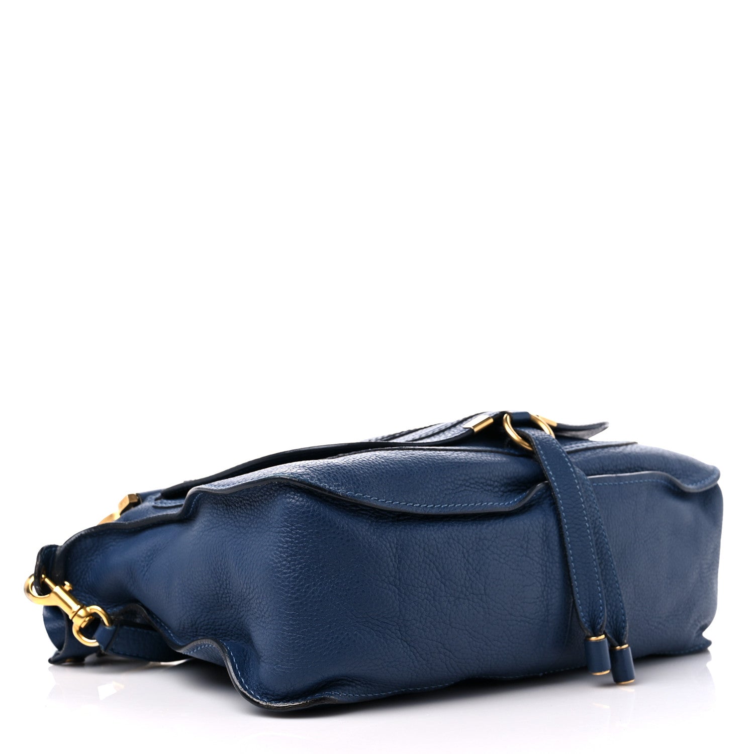 Chloe Calfskin Medium Marcie Satchel Royal Navy 4 of 21
