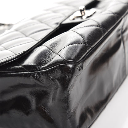 Chanel Glazed Calfskin Quilted Small CC Delivery Tote Black 8 of 12