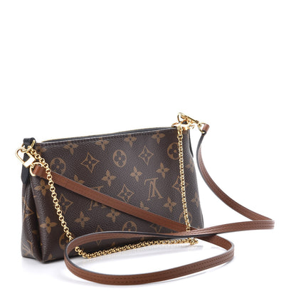 Louis Vuitton Monogram Pallas Clutch Black 3 of 8