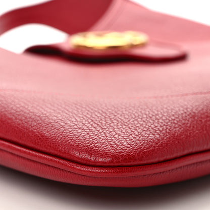 Gucci Goatskin Medium Aphrodite Shoulder Bag Hibiscus Red 8 of 11