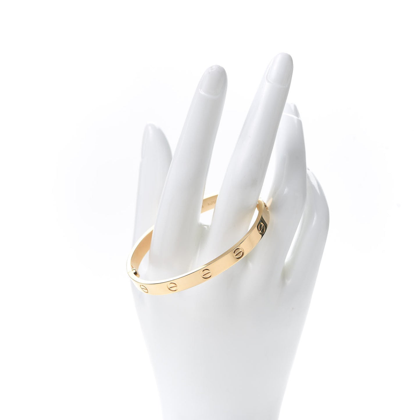 18K Yellow Gold LOVE Bracelet 17