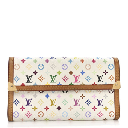Louis Vuitton Monogram Multicolor Porte Tresor International Wallet White 1 of 6