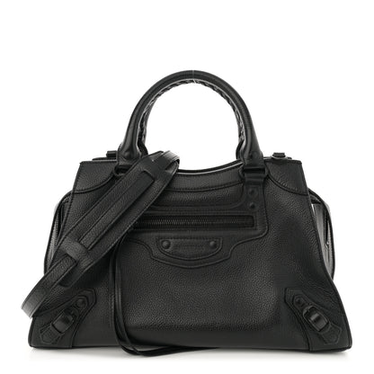 Balenciaga Grained Calfskin Neo Classic Black Hardware S City Black 1 of 15