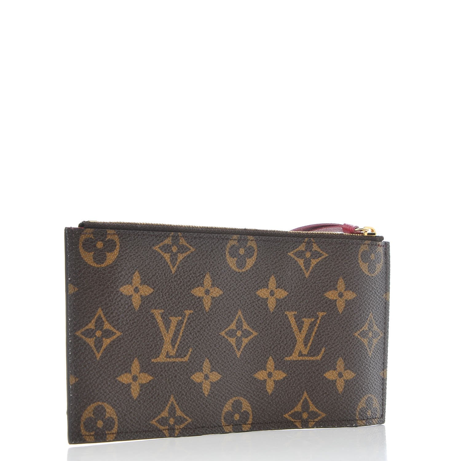 Louis Vuitton Monogram Felicie Chain Wallet Zippered Insert Fuchsia 3 of 6