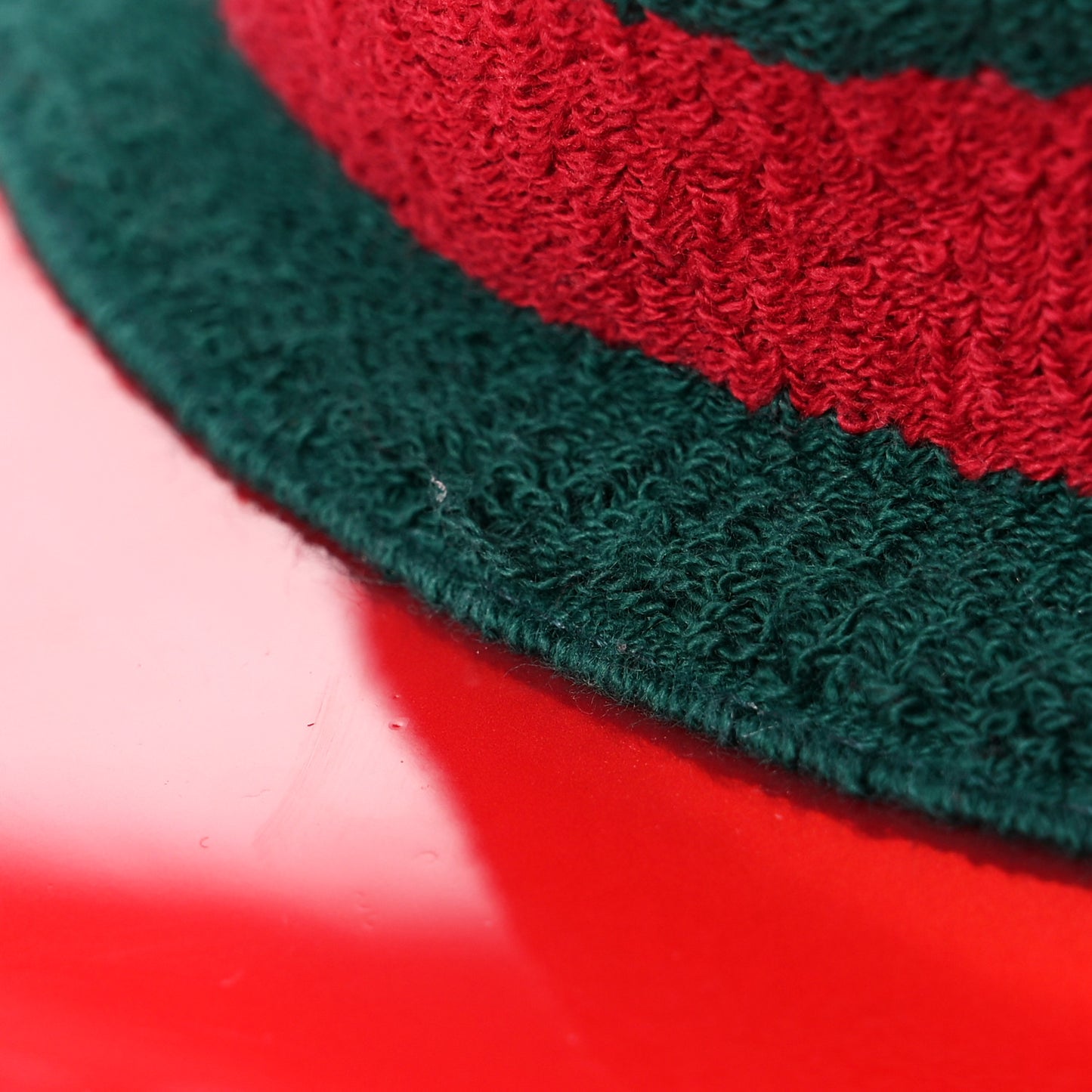 Vinyl Web Visor L Green Red